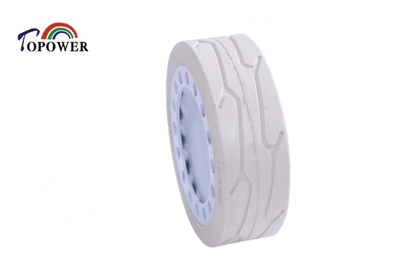 福建实心橡胶胎批发升降机、臂车、200x8高空作业车光面实心轮胎