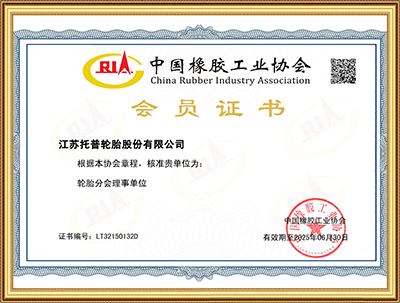 中国橡胶工业协会轮胎分会理事单位